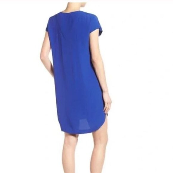 Madewell Royal Blue Du Jour Tunic Dress Size XS - Picture 2 of 13